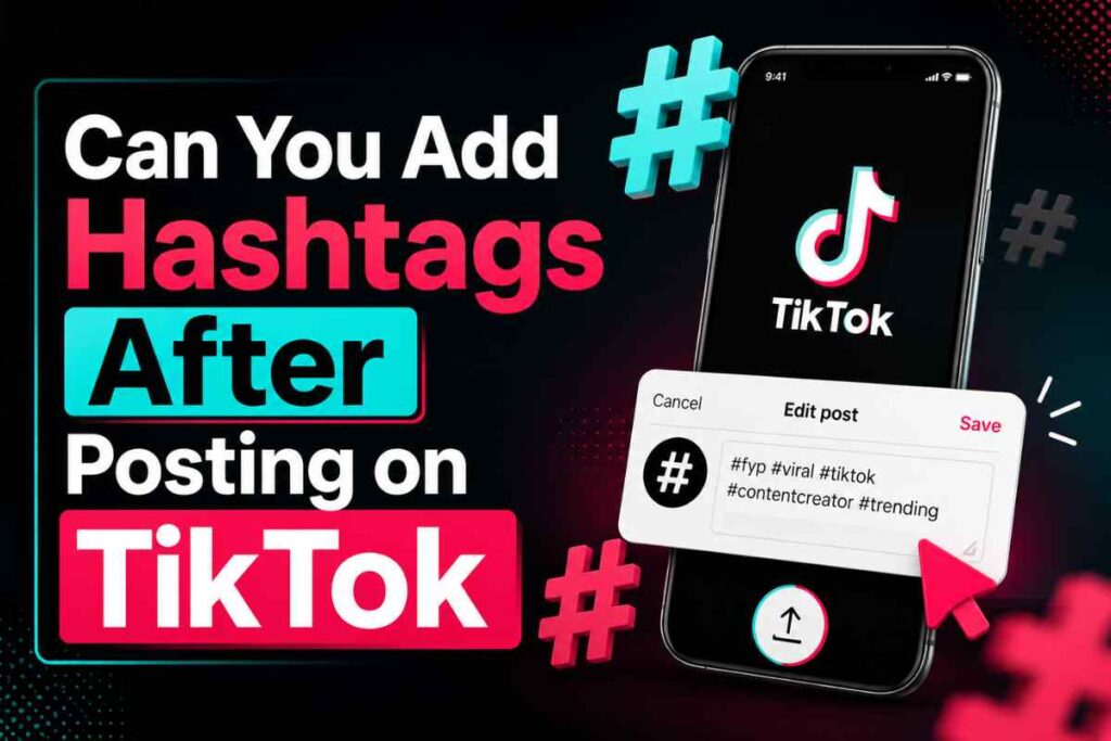 Can You Add Hashtags After Posting on TikTok